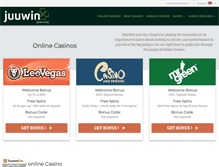 Tablet Screenshot of juuwin.com